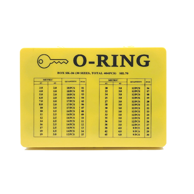 Zestaw oringów silikonowych O-RING BOX