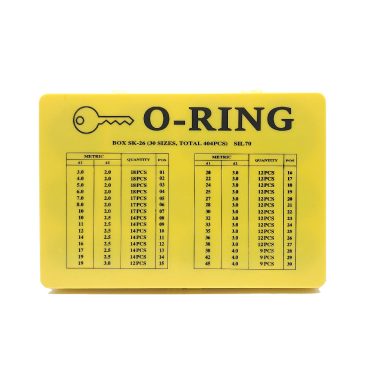 Zestaw oringów silikonowych O-RING BOX